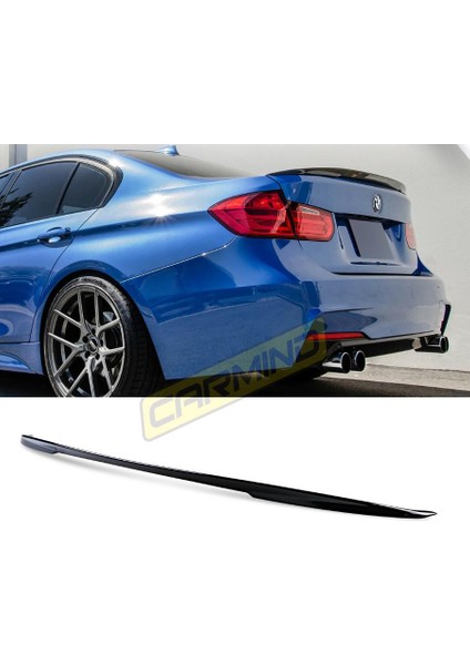 Bmw 3 Serisi F30 M Performance Bagaj Üstü Spoiler Piano Black