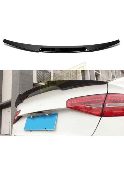 Audi A4 B8.5 Bagaj Üstü M4 Spoiler Piano Black 2013-2016