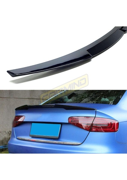 Audi A4 B8.5 Bagaj Üstü M4 Spoiler Piano Black 2013-2016