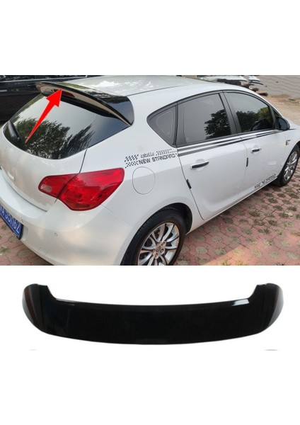 Opel Astra J Hb Abarth Spoiler Piano Black Abs Plastik