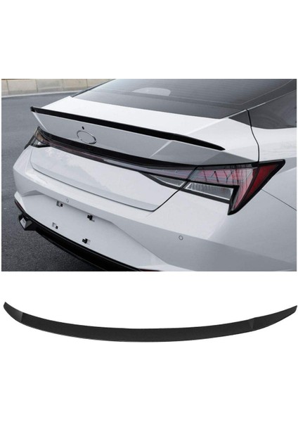 Hyundai Elantra Bagaj Üstü Spoiler Piano Black 2021 Sonrası