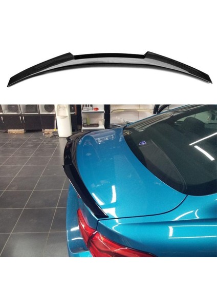 Bmw 4 Serisi F36 M4 Style Bagaj Üstü Spoiler Piano Black