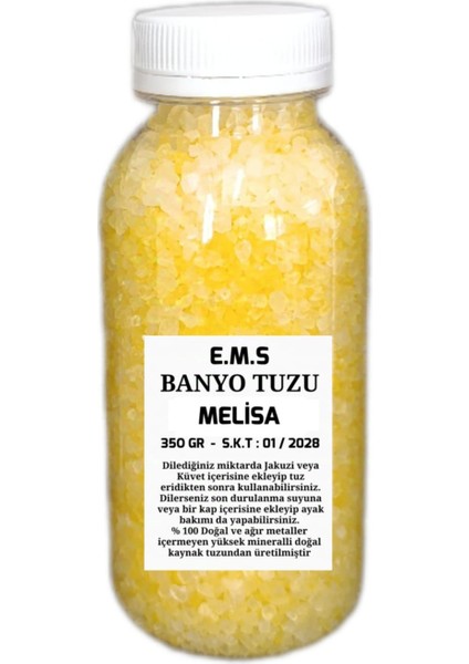 350 GR MELİSA YAĞLI AYAK BAKIM TUZU & Jakuzi Tuzu Manikür & Pedikür Tuzu BANYO TUZ MELİSA.