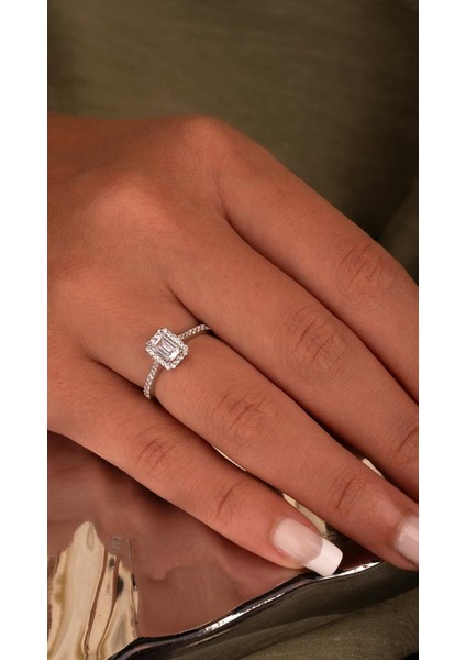 Gümüş Baget Tasarım Yüzük fiyatları