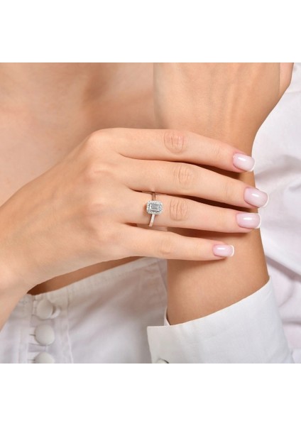 Gümüş Baget Tasarım Yüzük fırsatları