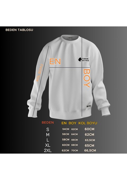 Turan Tasarımlı Unisex Sweatshirt