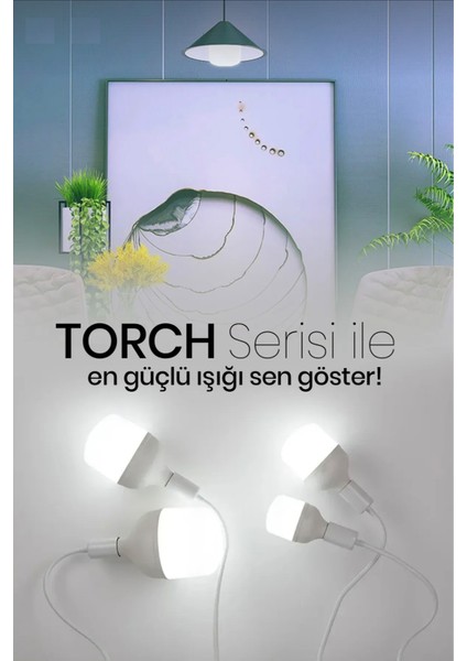 Torch Dobled Tasarruflu Ampul E 27 Duy Beyaz Işık