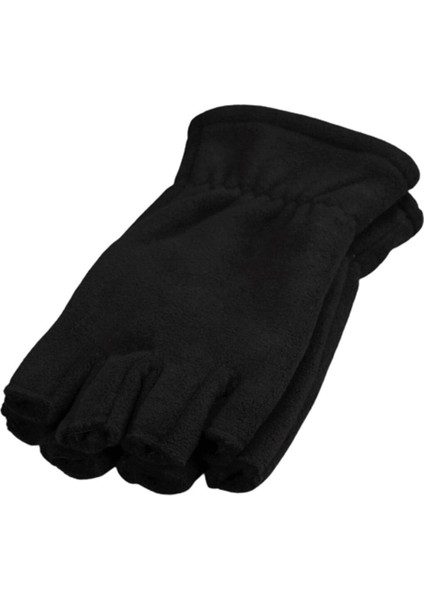 Unisex Siyah Kışlık Polar Parmaksız Eldiven - Polar Bere - Polar Boyunluk - Kulaklık - Atkı 5li Set fırsatları
