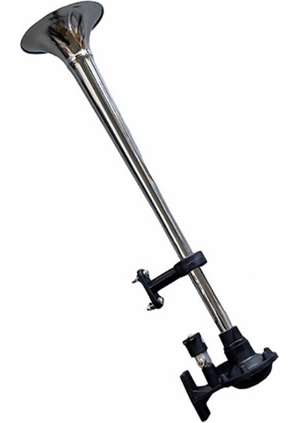 Marin Korna Krom 24V 70CM Gemi Tekne Yat Vapur Tren Tır Kamyon Otobüs Korna