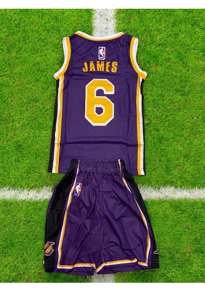 North Stand Los Angeles Lakers LeBron James NBA Çocuk Basketbol Forması