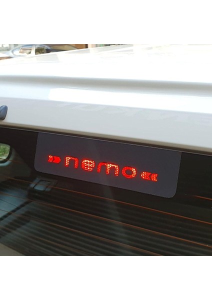 Citroen Nemo Karbon Arka Fren Stop Lambası Sticker fırsatları