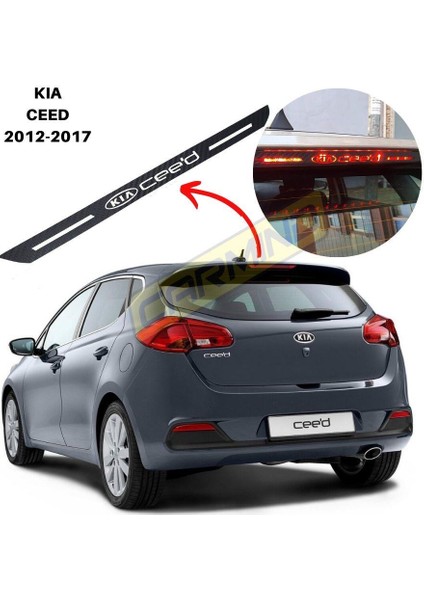 Kia Ceed Karbon Arka Fren Stop Lambası Sticker 2012-2017