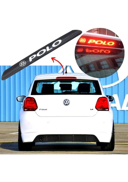 Vw Polo Karbon Arka Fren Stop Lambası Sticker 2010-2017 fırsatları