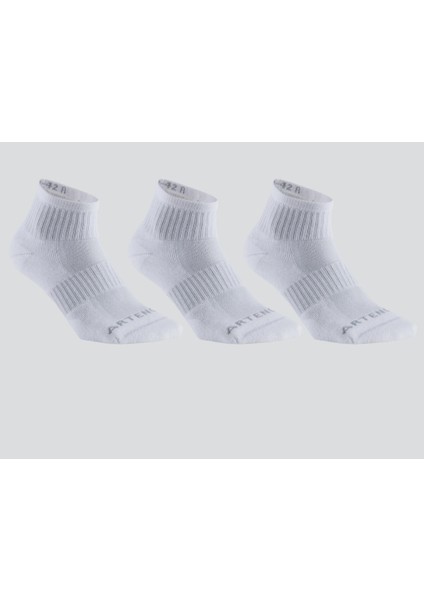 Artengo Tenis Çorabı - Orta Boy Konçlu - Unisex - 3 Çift - RS500 modelleri