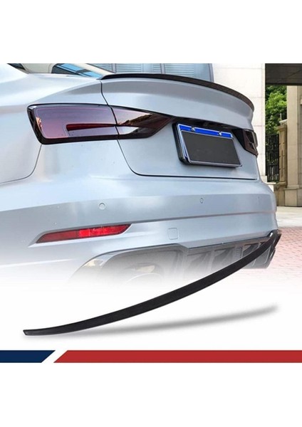 Audi A3 Sedan Bagaj Üstü Piano Black Spoiler 2013-2019 fiyatları