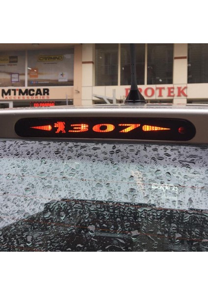 Peugeot 307 Karbon Arka Fren Stop Lambası Sticker fırsatları