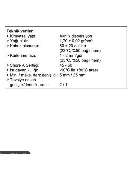 Akrilik Mastik Beyaz 310ml 2'Li Avantaj Paket