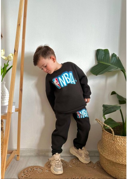 Erkek Çocuk Nba Basketball Baskılı Eşofman Takımı modelleri
