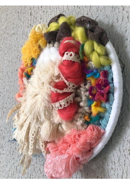 Doğum Günü Bohem Etnik Dantelli Renkli Makrome Keçe Dekoratif Yuvarlak Ev Salon Yatak Odası Dekoru indirimleri