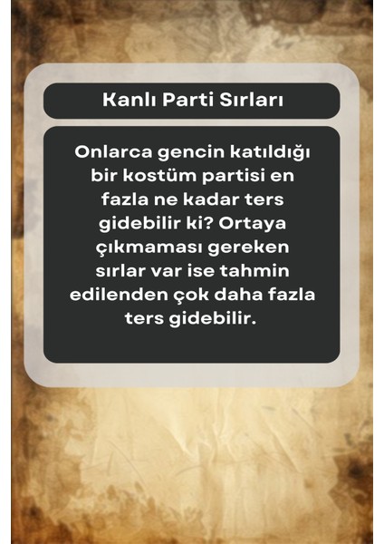 Dedektiflik Oyunu - Cinayet Oyunu - Dedektif Oyunu - Kutu Oyunları - Ikili Set modelleri