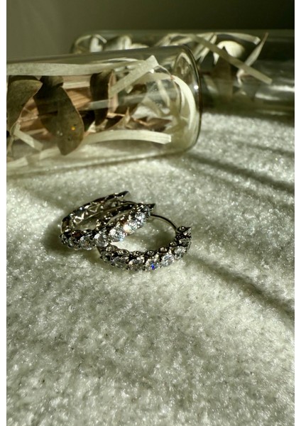 Vip Seri Zirkon Taşlı Halka Küpe fiyatları