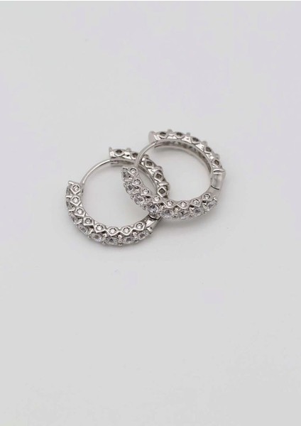 Vip Seri Zirkon Taşlı Halka Küpe modelleri