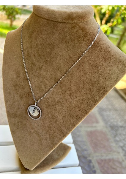 Vıp Çelik Silver Halka Kolye indirimleri