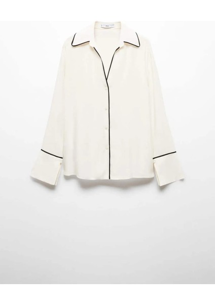 Kontrast Dikişli Gömlek modelleri