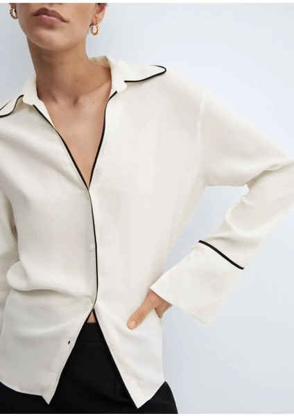 Kontrast Dikişli Gömlek fırsatları