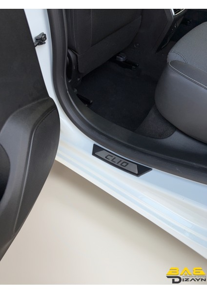Clio 4 Hb Krom Kapı Eşik Koruması 2012 ve Üzeri 4 Parça