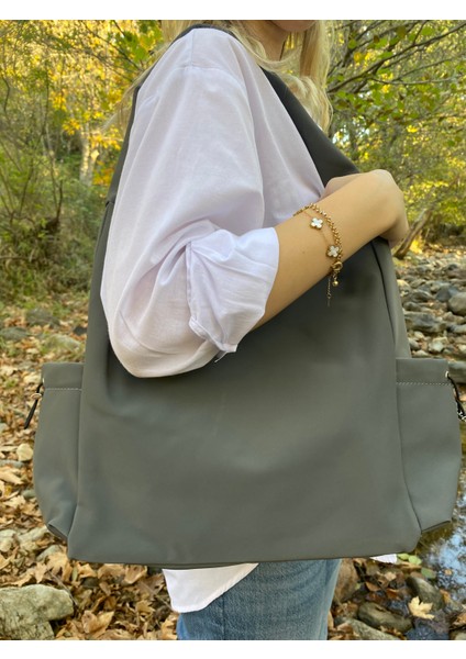 Paraşüt Shopper Model Günlük Omuz Çantası