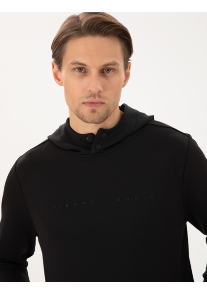 Erkek Siyah Regular Fit Sweatshirt 50292498-VR046 fiyatları