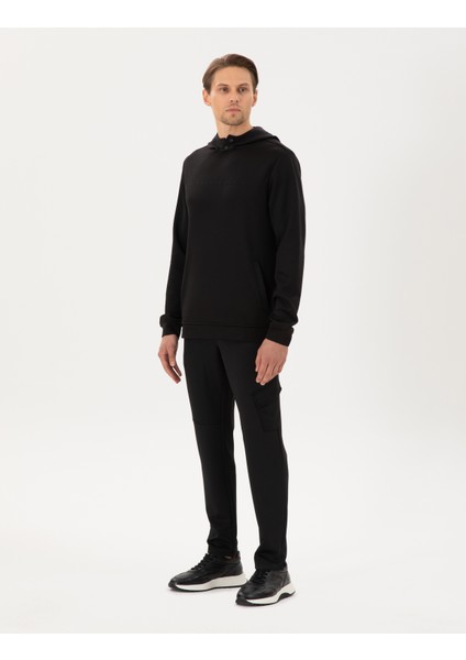 Erkek Siyah Regular Fit Sweatshirt 50292498-VR046 fırsatları