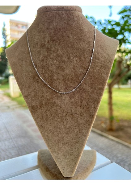 Vıp Çelik Silver Ezme Zincir Kolye (45CM) modelleri