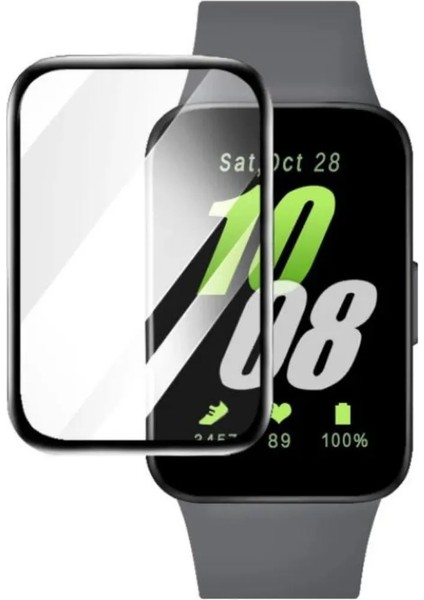 Samsung Galaxy Fit 3 Ekran Koruyucu 3D Kavisli Full Kaplama Pmma