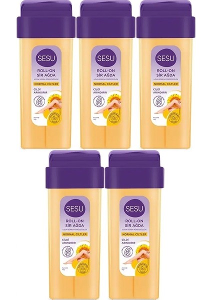 Roll-On Sir Ağda 100ML Sarı Normal Cilt (5 Li Set)