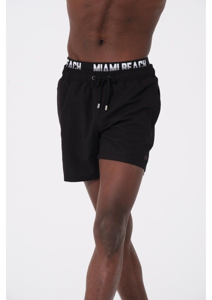Erkek Boxer Deniz Şortu 240 Siyah modelleri