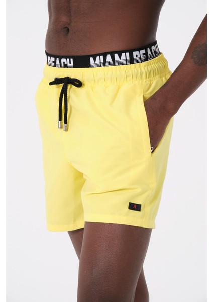 Erkek Boxer Deniz Şortu 240 Sarı fiyatları