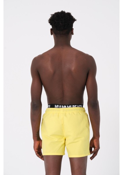 Erkek Boxer Deniz Şortu 240 Sarı indirimleri
