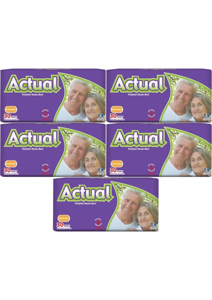 Yetişkin Hasta Bezi Bel Bantlı S-Small Küçük 150 Adet (5pk*30)