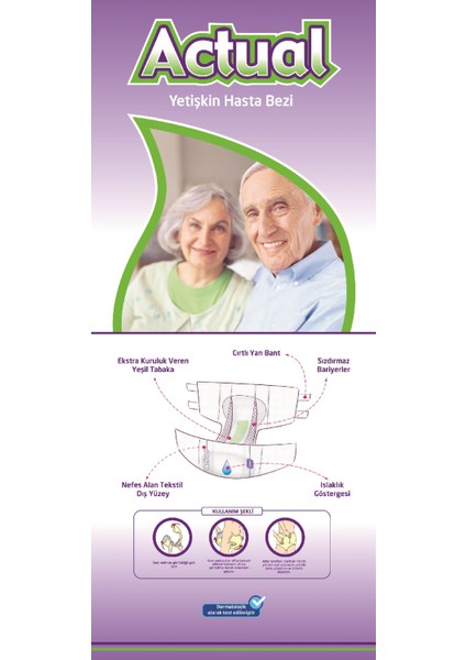 Yetişkin Hasta Bezi Bel Bantlı S-Small Küçük 150 Adet (5pk*30) fırsatları