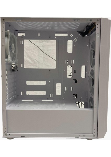 Rainy Beyaz 4X120MM Rainbow Fan E-Atx Oyuncu Bilgisayar Kasası fırsatları