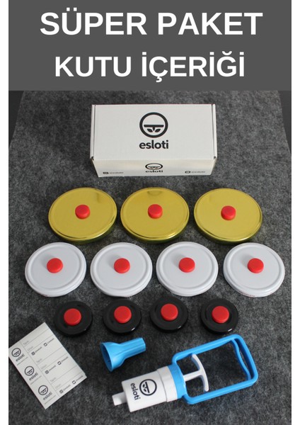 Kavanoz Vakumlama Seti (SÜPER SET)