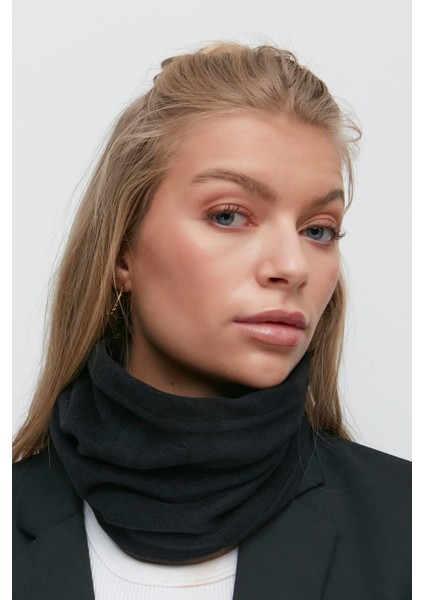 Unisex Polar Çok Fonksiyonlu Boyunluk Bere 8005 Siyah