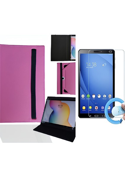 Prestigio Multipad Ultra+ PMT3677 - 7" Tablet Uyumlu Standlı Tablet Kılıfı + Nano Ekran Koruyucu