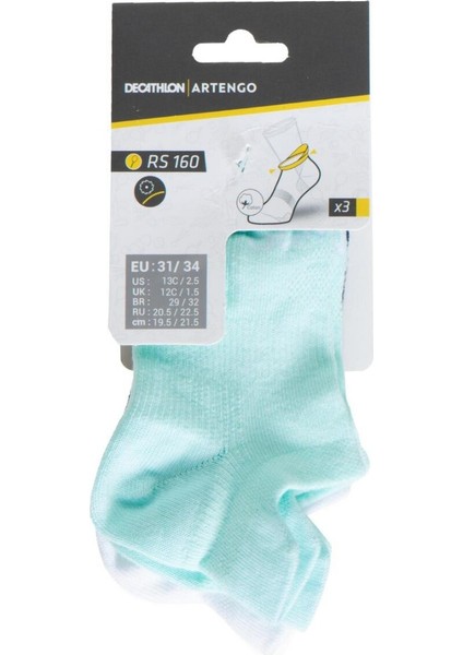Çocuk Tenis Çorabı Kısa Konçlu 3 Çift Rs 160