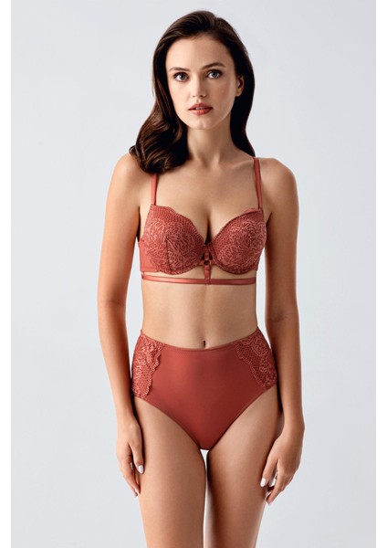 Desteksiz Sütyen Külot Takım C14163 Kiremit modelleri