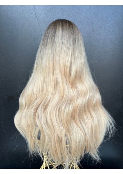 Kumral Saman Sarısı Ombreli Perçemsiz Peruk modelleri