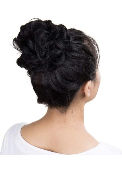 Pratik Topuz Yapma Süsleme Tokası - Siyah Saç Toka