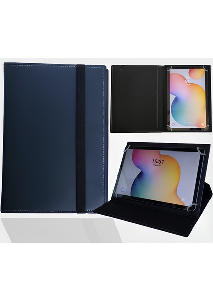 Vorcom S8 Pro 8" Tablet Uyumlu Standlı Üniversal Kapaklı Tablet Kılıfı
